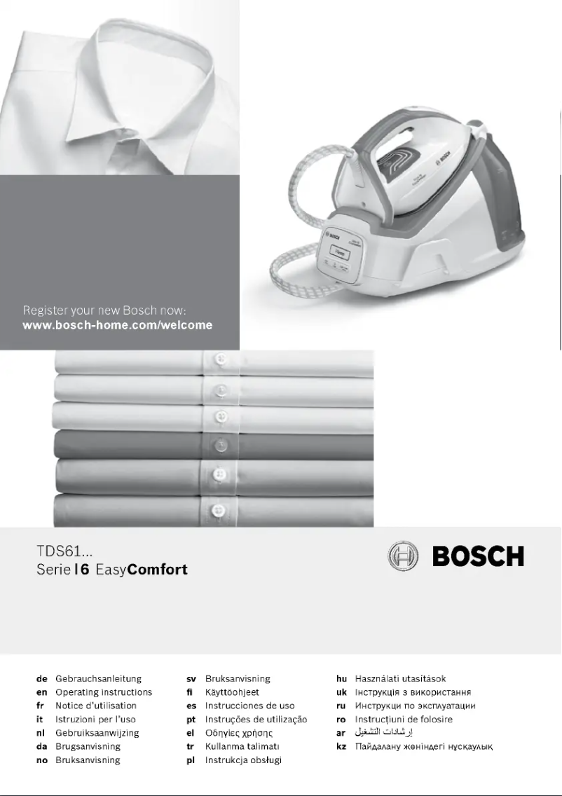 Page n°1 - Manuel utilisateur Bosch TDS6150