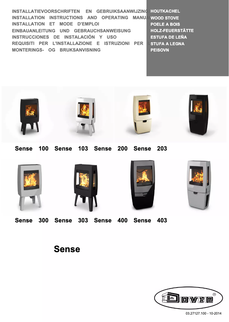 Image de la première page du manuel de l'appareil Sense 300