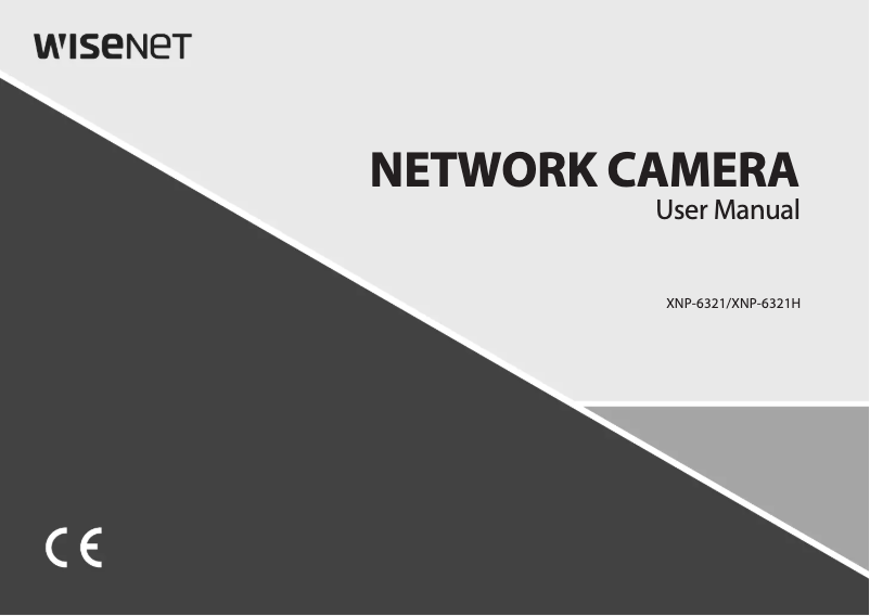 Page 1 de la notice Manuel utilisateur Wisenet XNP-6321