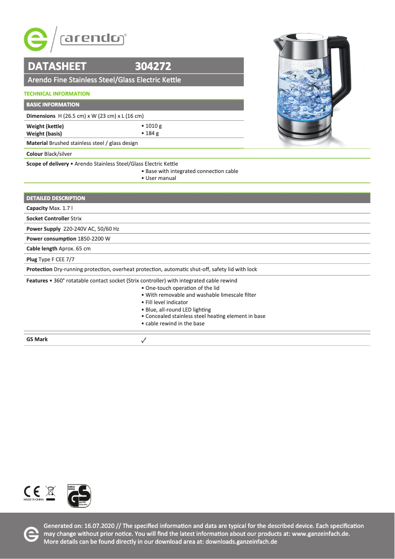 Image de la première page du manuel de l'appareil Fine 304272