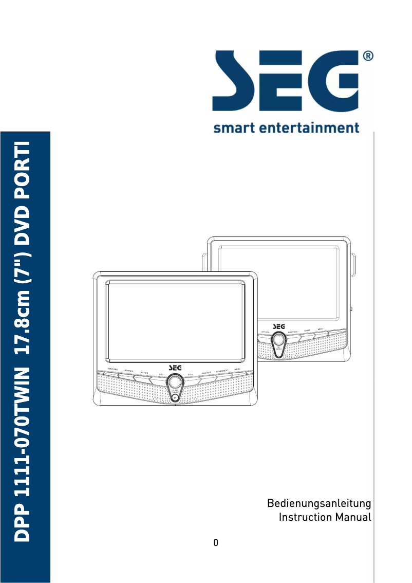 Page 1 de la notice Manuel utilisateur SEG DPP 1111-070TWIN