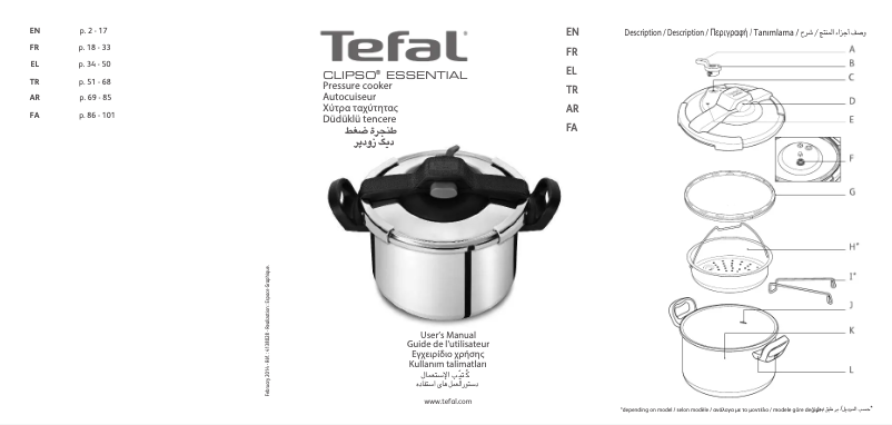 Page n°1 - Manuel utilisateur Tefal Clipso Essential P44247