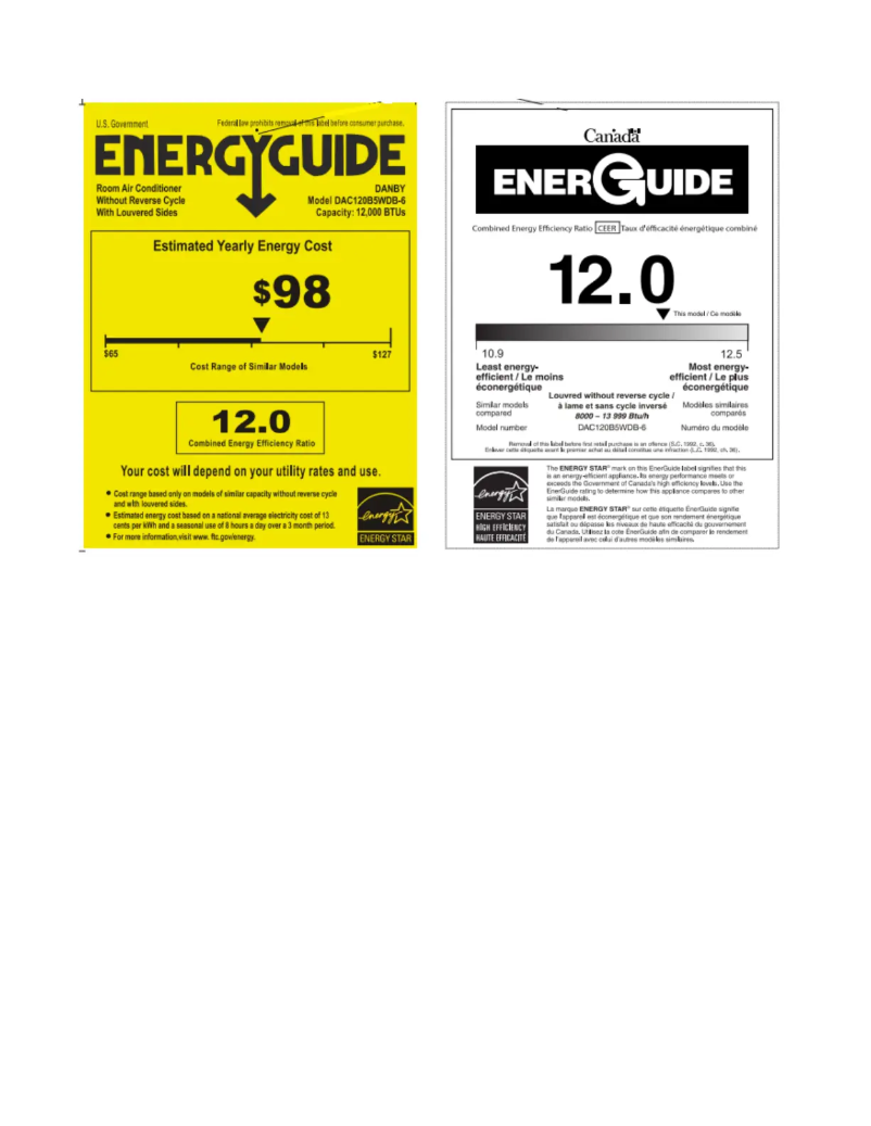 Image de la première page du manuel de l'appareil DAC120B5WDB-6