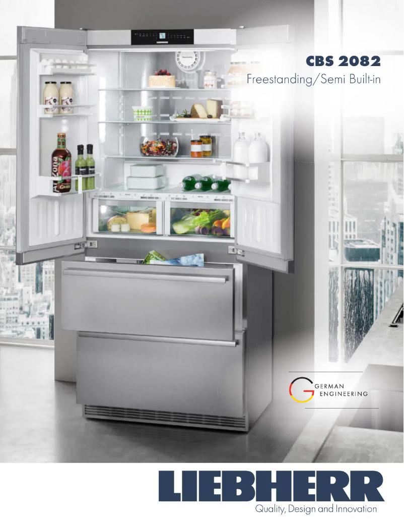 Image de la première page du manuel de l'appareil CBS2082N