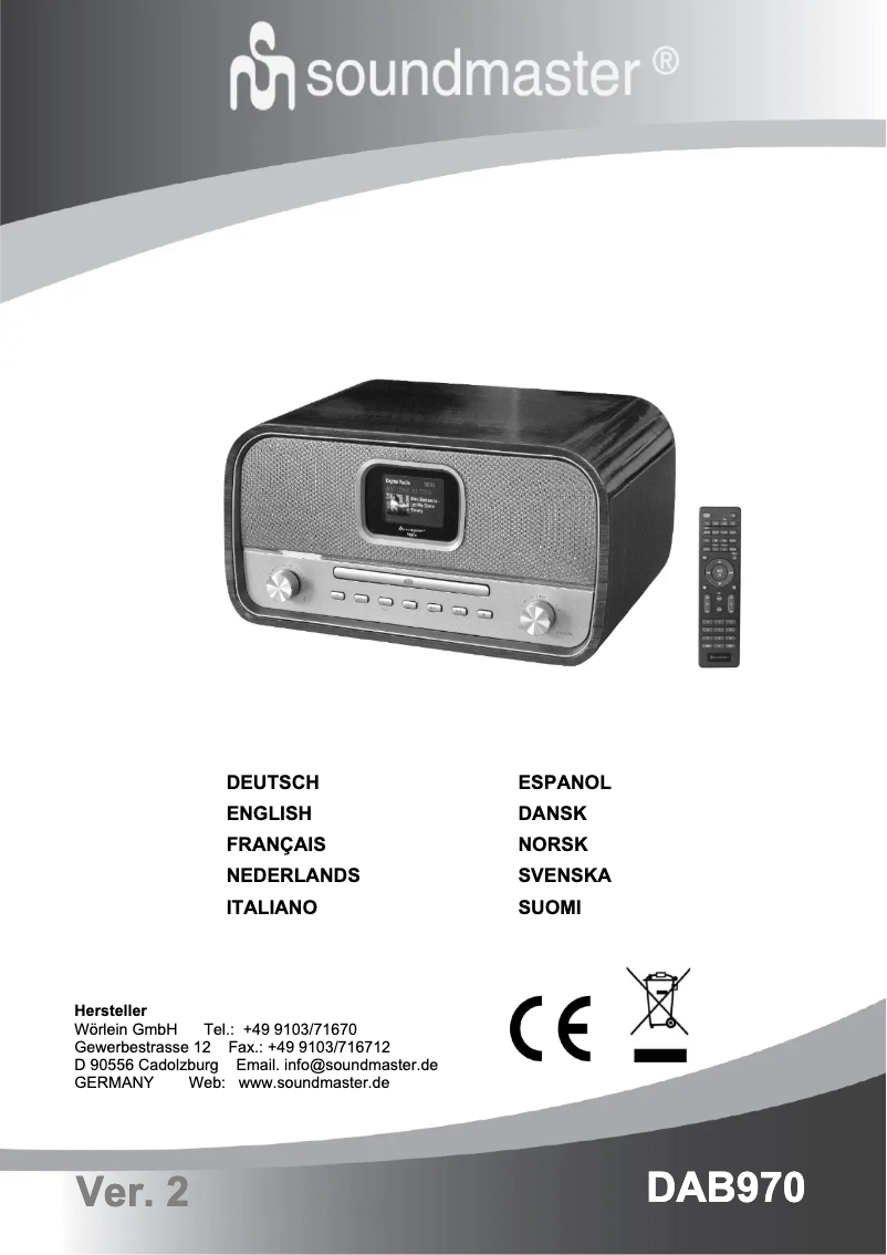 Image de la première page du manuel de l'appareil Elite Line PL910