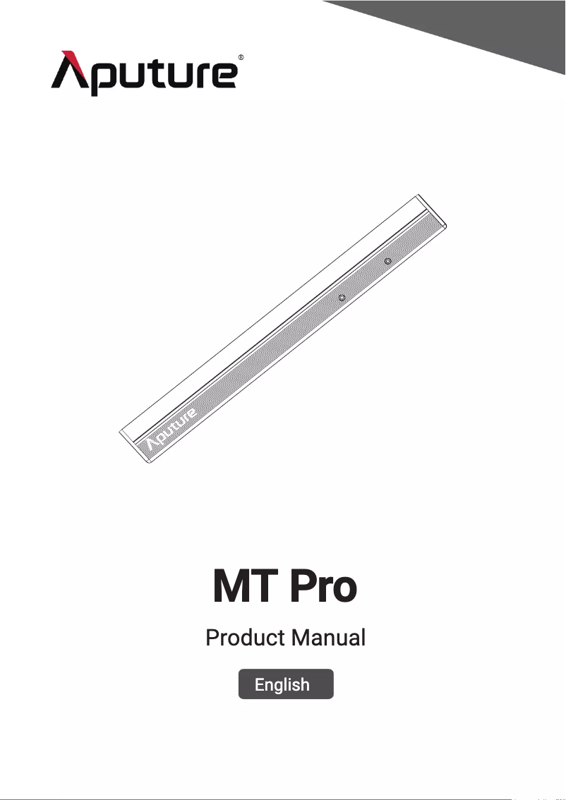 Page 1 de la notice Manuel utilisateur Aputure MT Pro-1