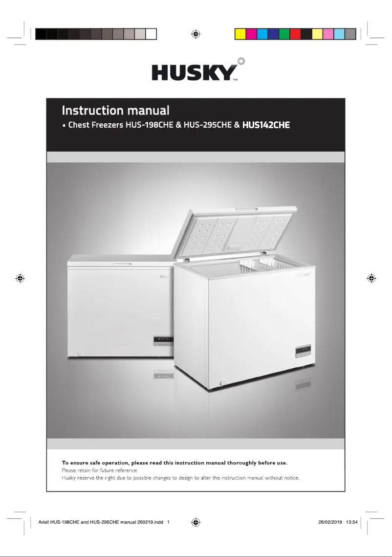 Page 1 de la notice Manuel utilisateur Husky HUS-142CHE