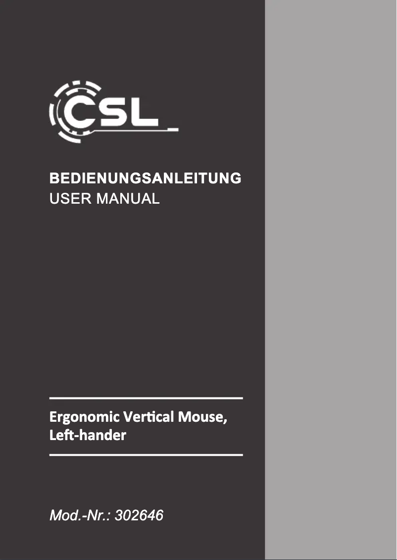 Página 1 del manual Manual de usuario CSL 302646