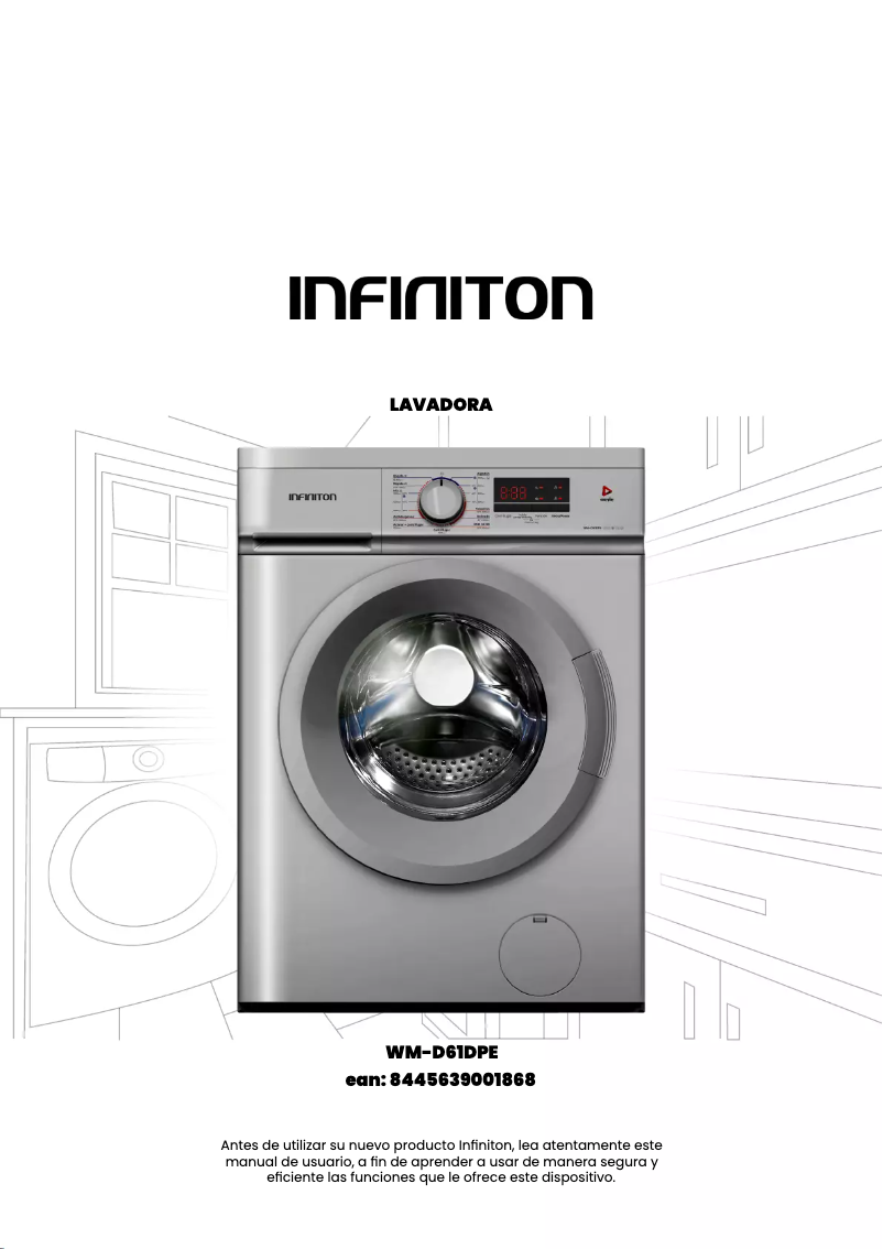 Page 1 de la notice Manuel utilisateur Infiniton WM-D61DPE