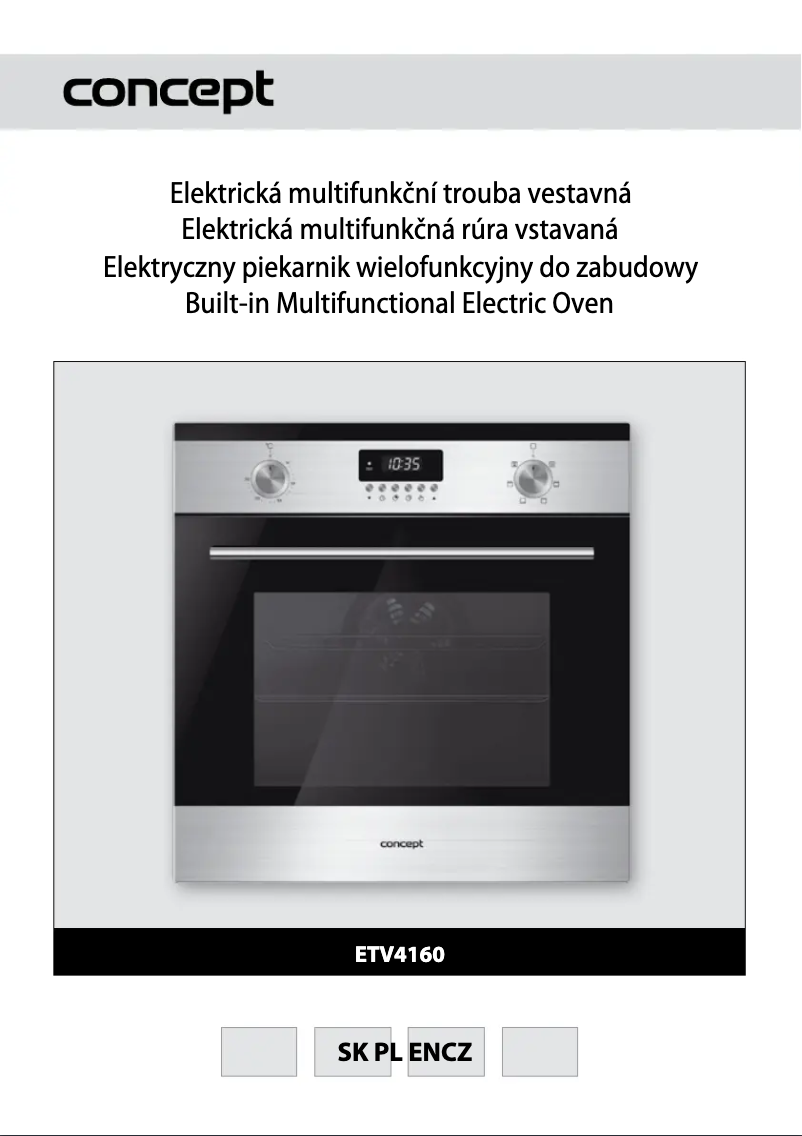 Page 1 de la notice Manuel utilisateur Concept ETV-4160