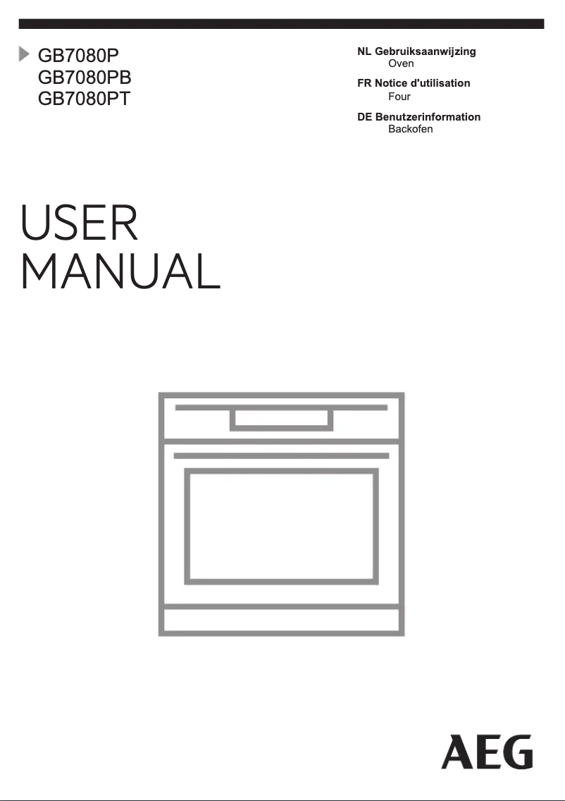 Página 1 del manual Manual de usuario AEG GB7080PB