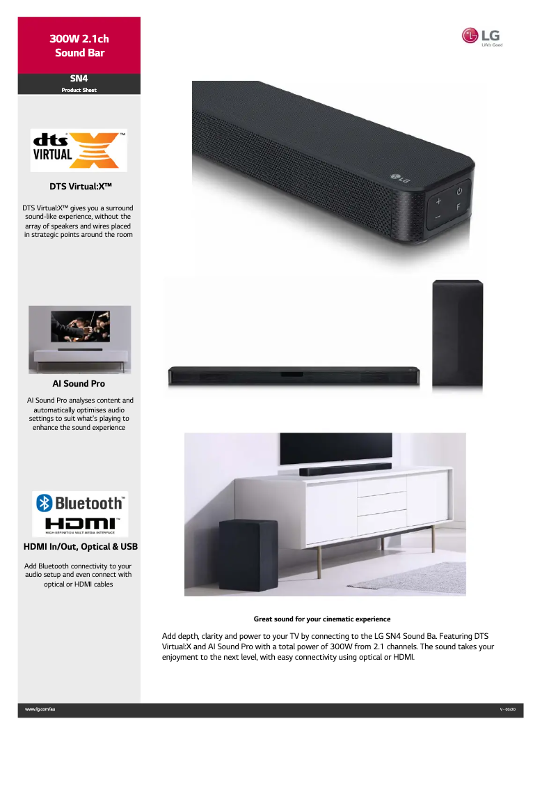 Image de la première page du manuel de l'appareil SN4