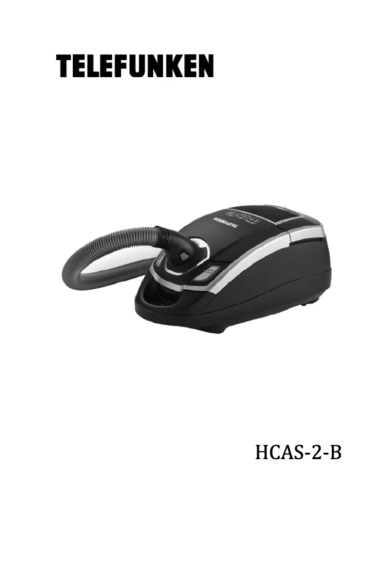 Page n°1 - Manuel utilisateur Telefunken HCAS-2-B