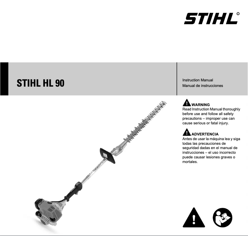 Page n°1 - Manuel utilisateur Stihl HL 90