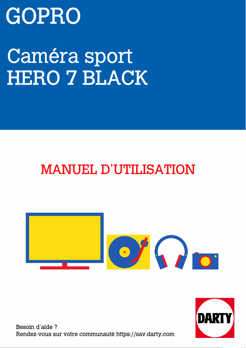 Imagen de la primera página del manual del dispositivo HERO 7
