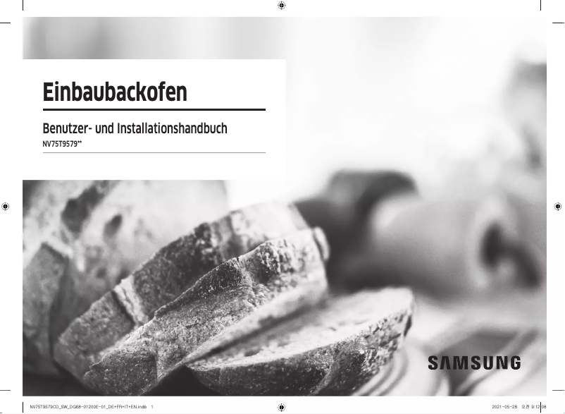Page 1 de la notice Manuel utilisateur Samsung NV75T9579CD