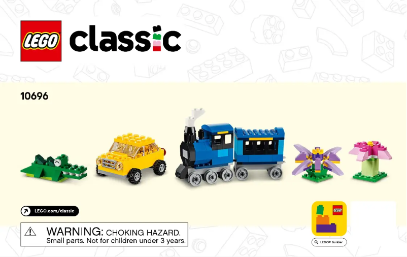 Page n°1 - Consignes visuelles Lego Classic 10696