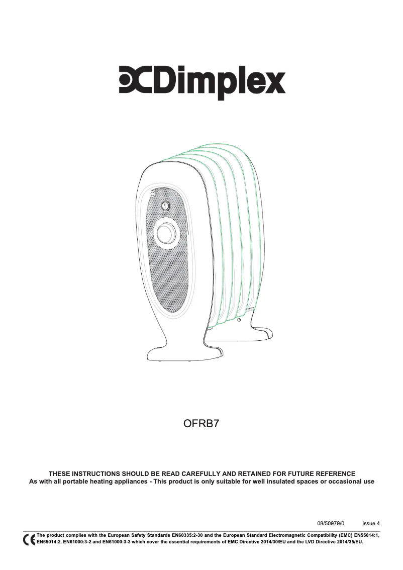 Image de la première page du manuel de l'appareil OFRB7N