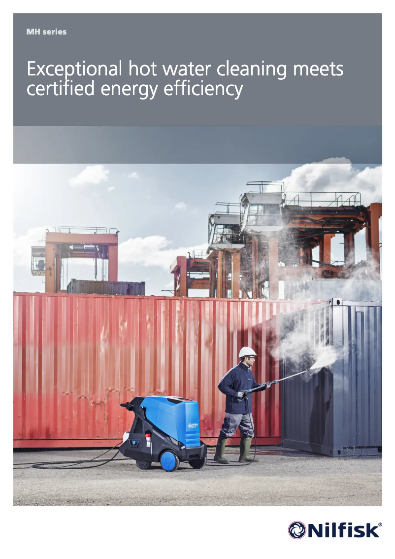 Page 1 de la notice Brochure Nilfisk MH 5M