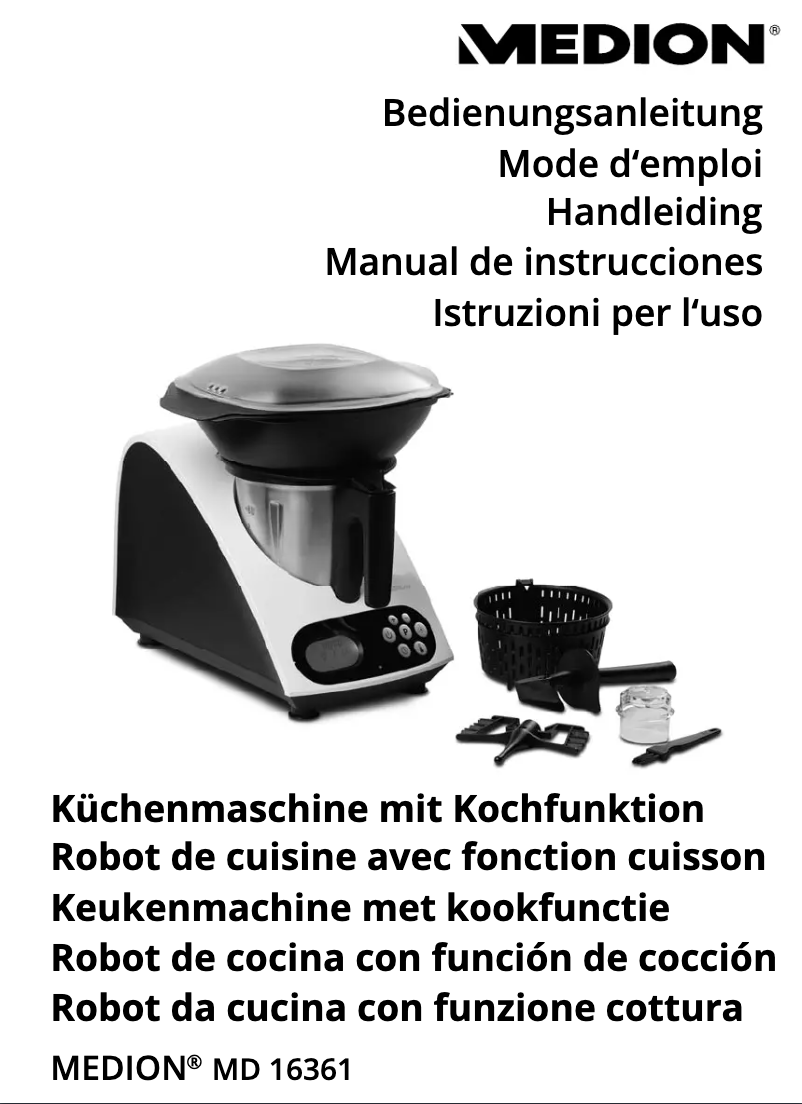 Page 1 de la notice Manuel utilisateur Medion MD 16361