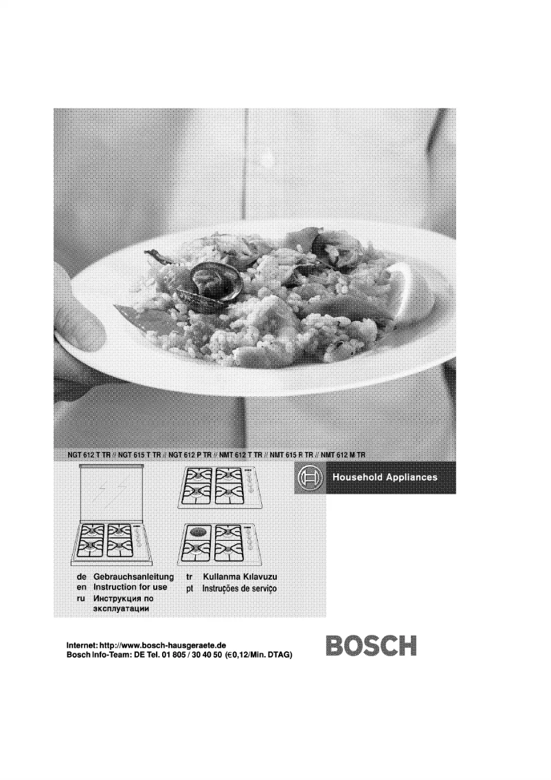 Page n°1 - Manuel utilisateur Bosch NGT612TTR