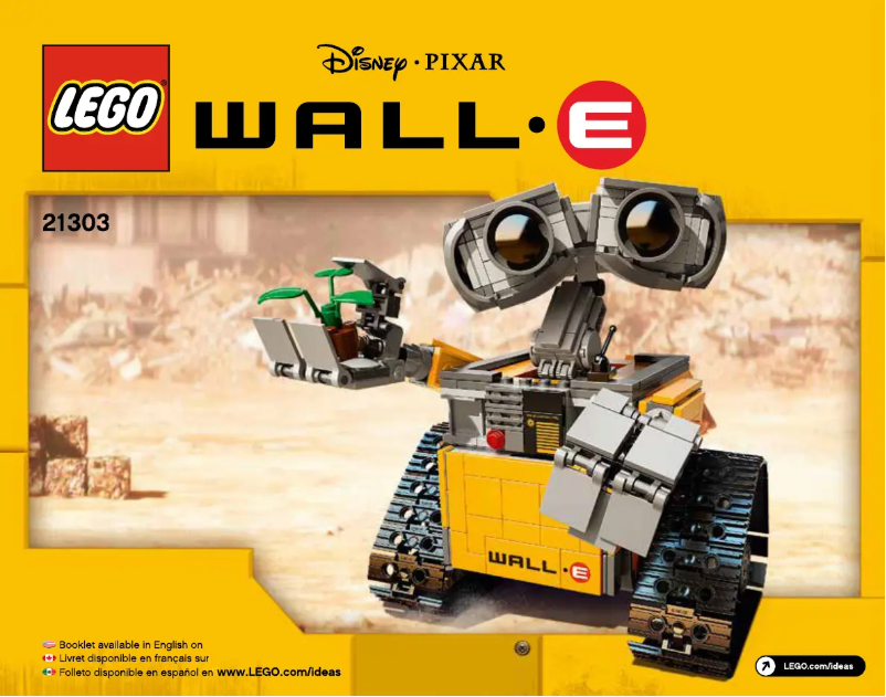 Page n°1 - Manuel utilisateur Lego Wall-E 21303