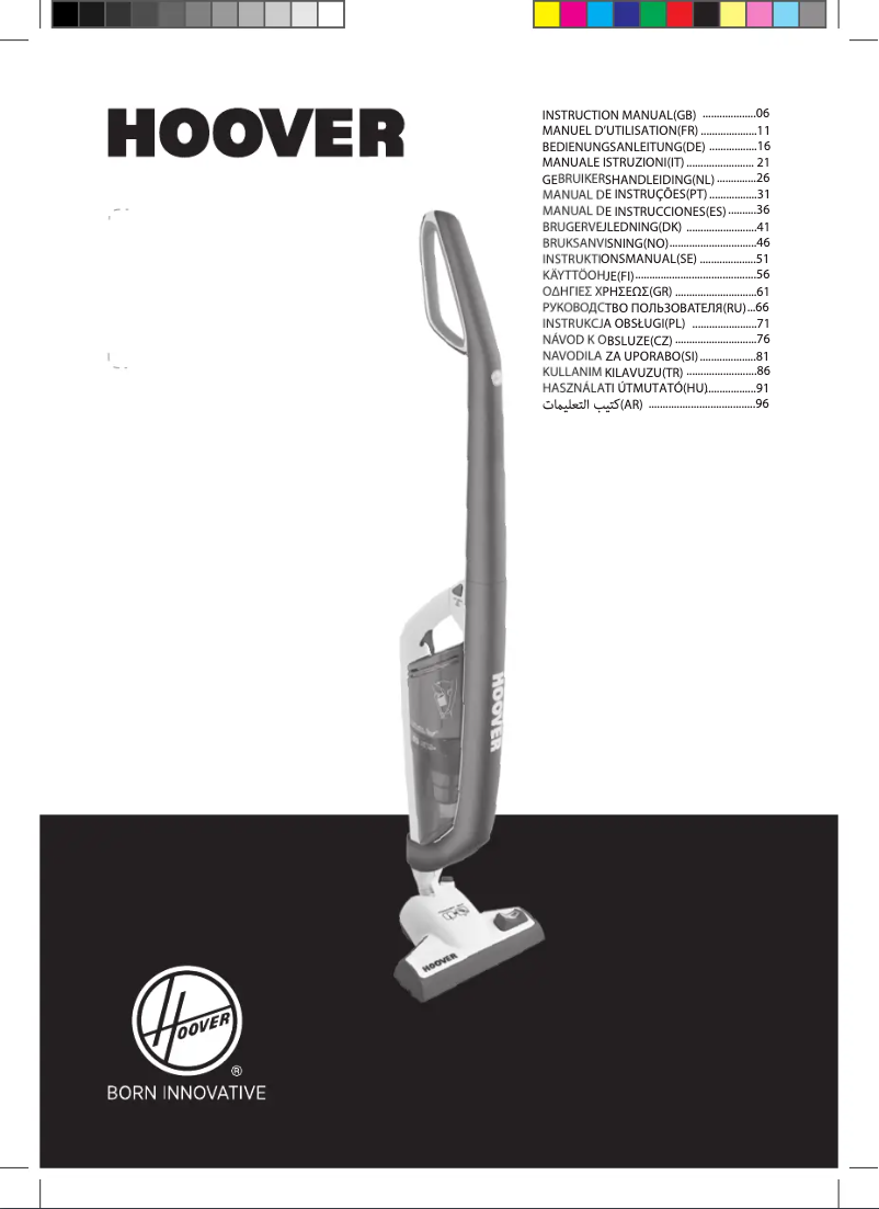 Page n°1 - Mode d'emploi Hoover FreeJet FJ144B2 011