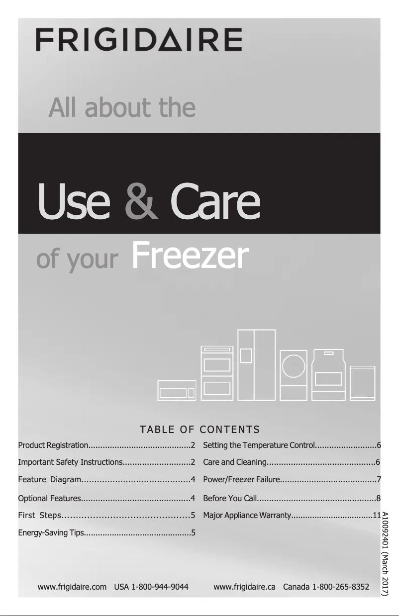 Página 1 del manual Manual de usuario Frigidaire FFFC15M4TW