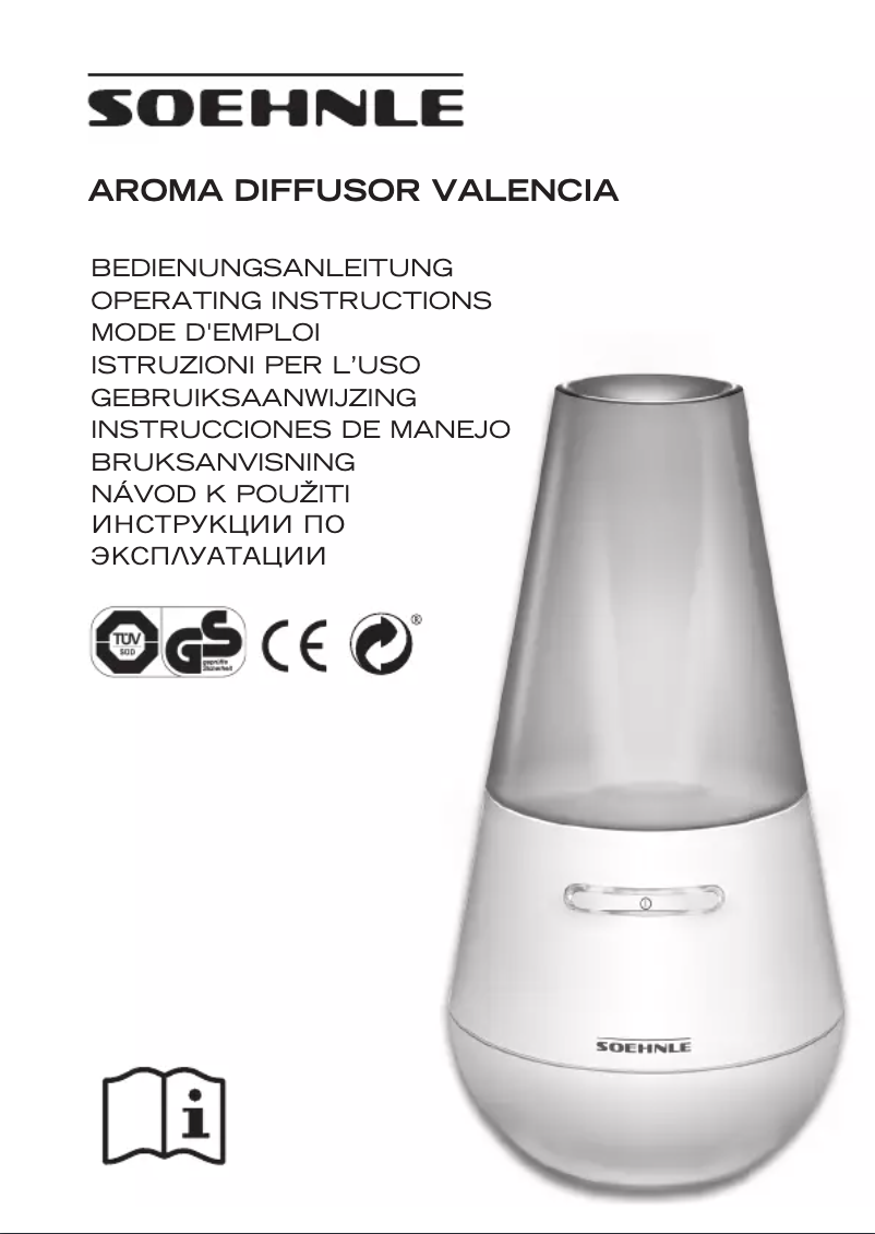 Image de la première page du manuel de l'appareil Fragrance oils Vanilla