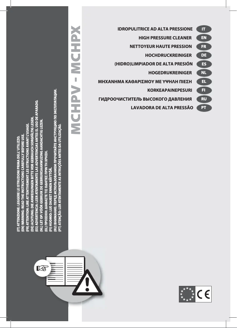 Page 1 de la notice Manuel utilisateur Lavorwash MCHPV