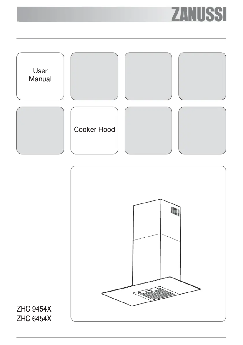 Page n°1 - Manuel utilisateur Zanussi ZHC6454X