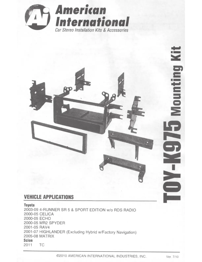 Image de la première page du manuel de l'appareil TOYK975