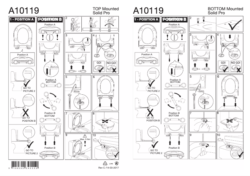 Page n°1 - Manuel utilisateur Pressalit Care