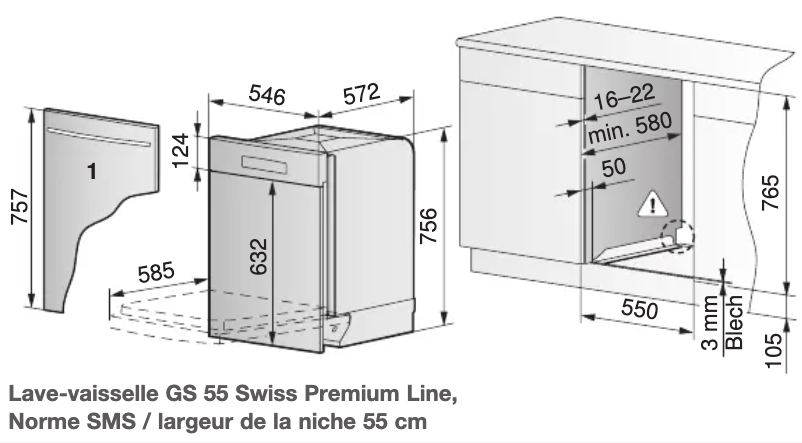 Page 1 de la notice Guide d'installation SIBIR GS 55 V2000