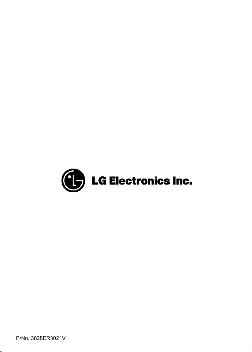 Page n°1 - Manuel utilisateur LG WD-14126RD