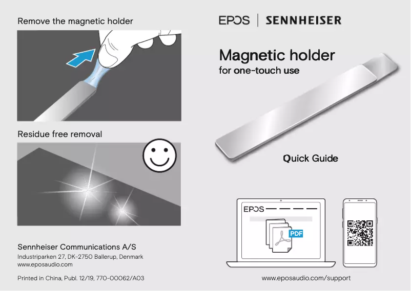 Image de la première page du manuel de l'appareil EPOS Impact SC 260 USB MS II