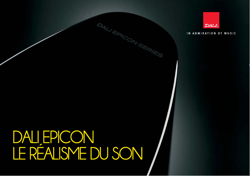 Page 1 de la notice Brochure Dali Epicon 2