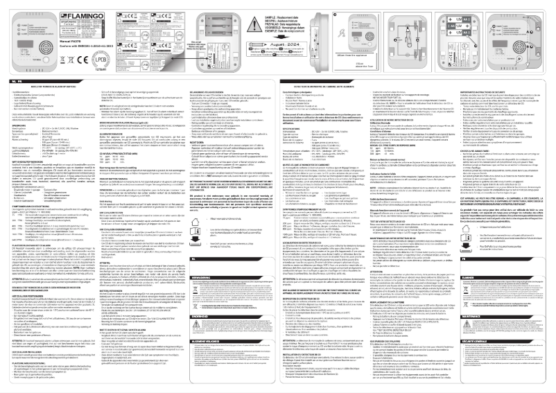 Image de la première page du manuel de l'appareil FA370