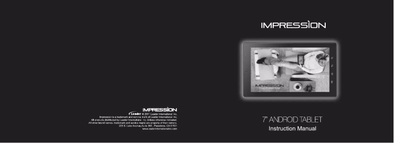 Image de la première page du manuel de l'appareil i7A