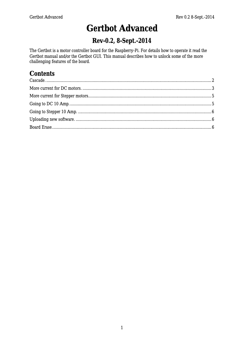 Page 1 de la notice Manuel utilisateur Raspberry Pi 8486806