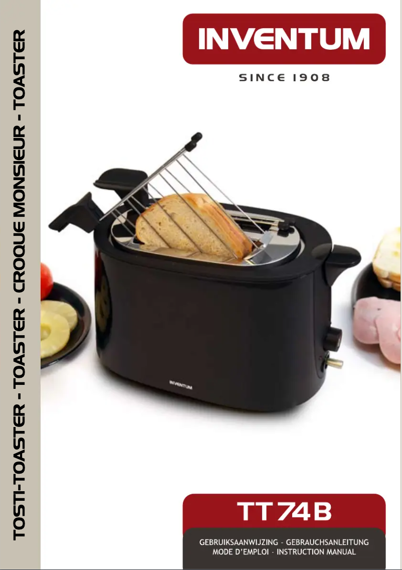 Image de la première page du manuel de l'appareil TT74B