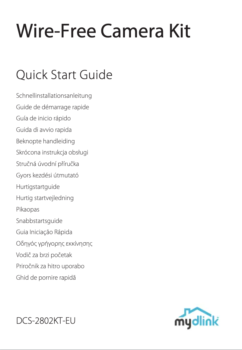 Página 1 del manual Guía de instalación D-Link DCS-2802KT