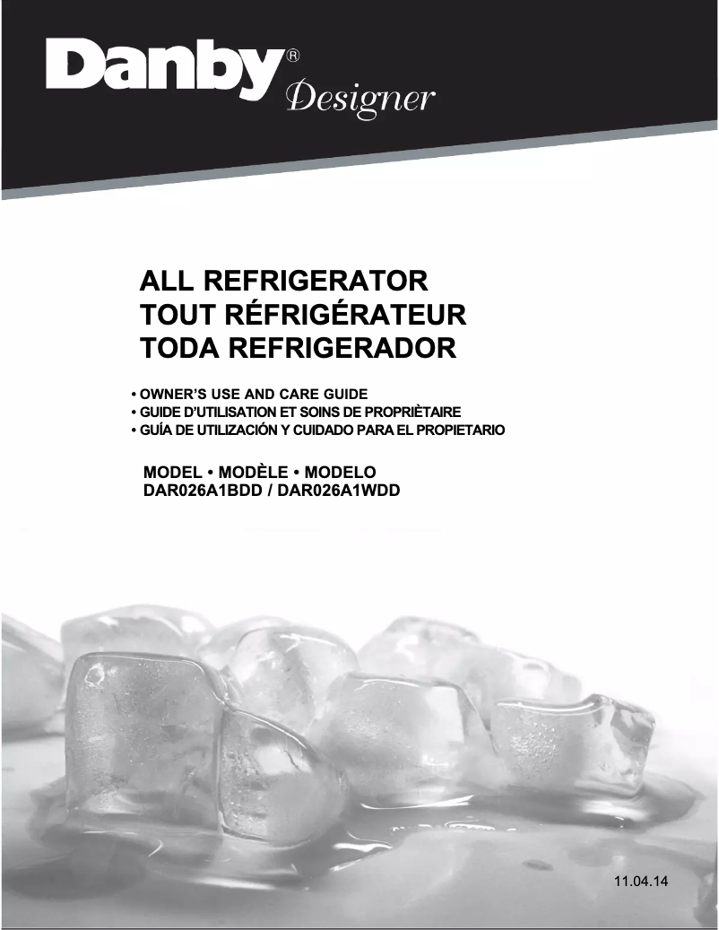 Imagen de la primera página del manual del dispositivo DAR026A1BDD