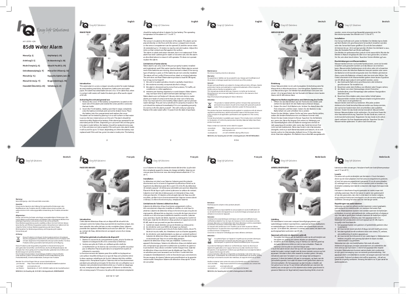 Page n°1 - Manuel utilisateur HQ W9-20196-HQN