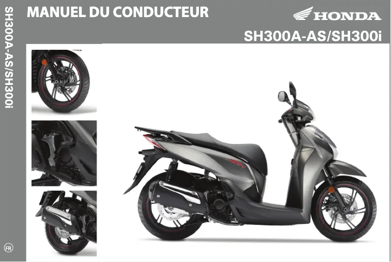 Página 1 del manual Manual de usuario Honda SH300A-AS (2019)