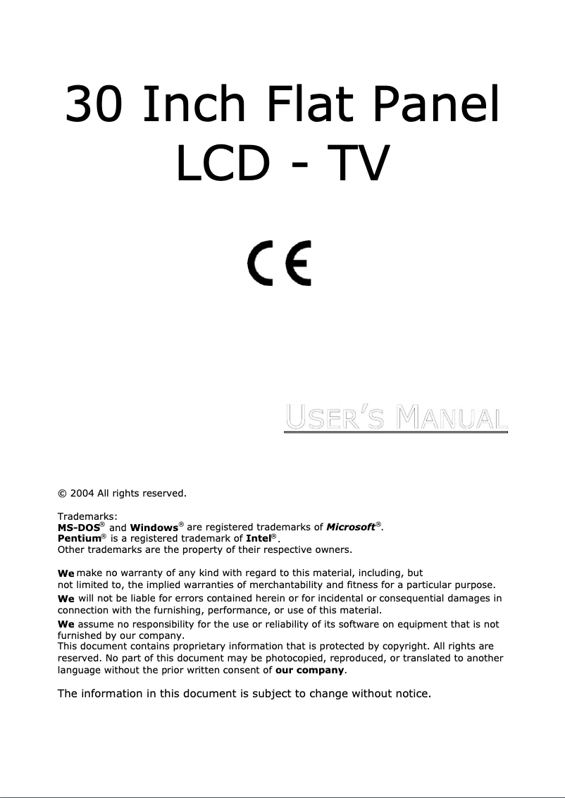 Page 1 de la notice Manuel utilisateur Medion MD 41530