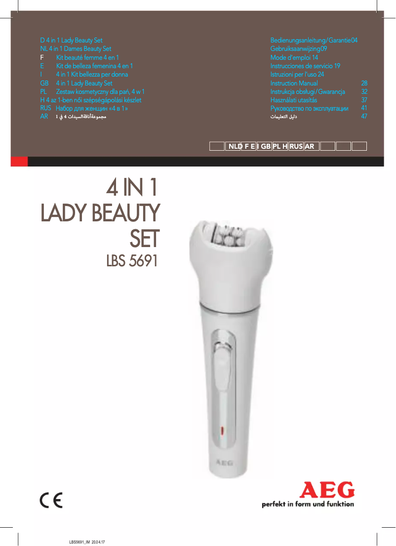 Image de la première page du manuel de l'appareil LBS 5691