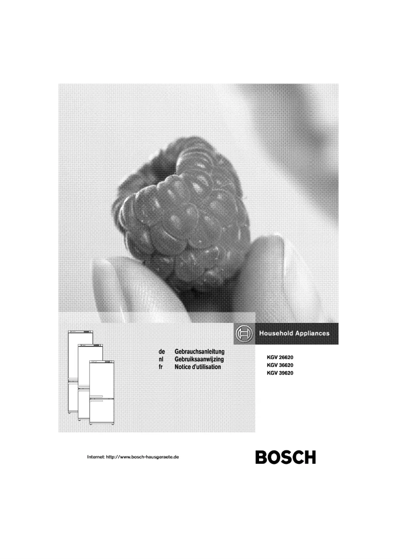 Page n°1 - Manuel utilisateur Bosch KGV26620