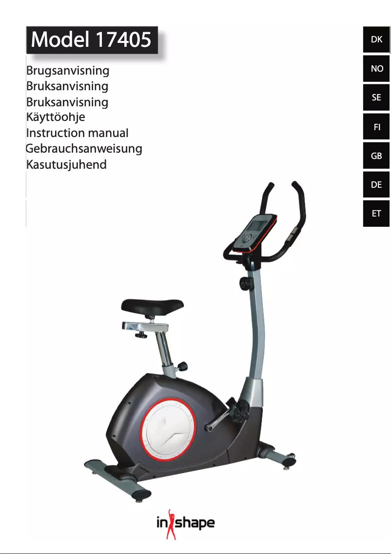 Page n°1 - Manuel utilisateur Inshape 17405