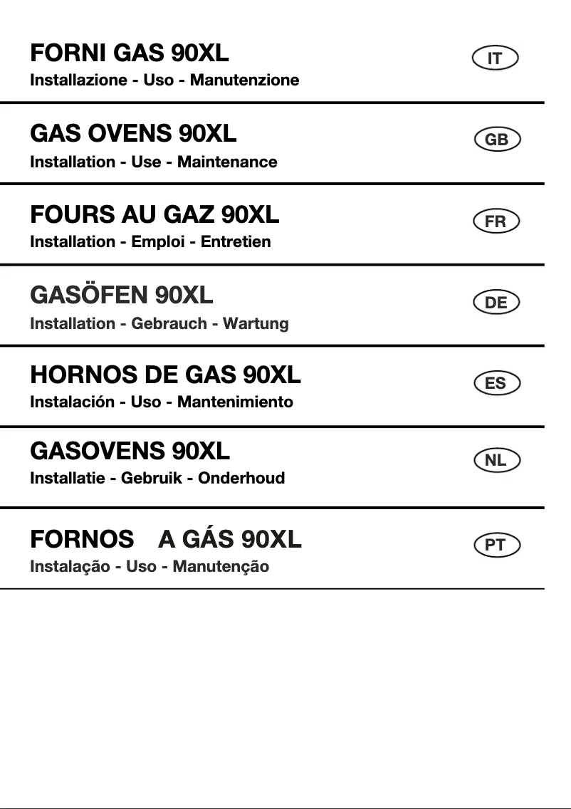 Page n°1 - Manuel utilisateur Candy FPG2019/1XG